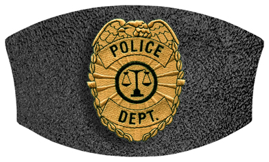 DNSWILL 419 SH BK Police Department Shimmer Black